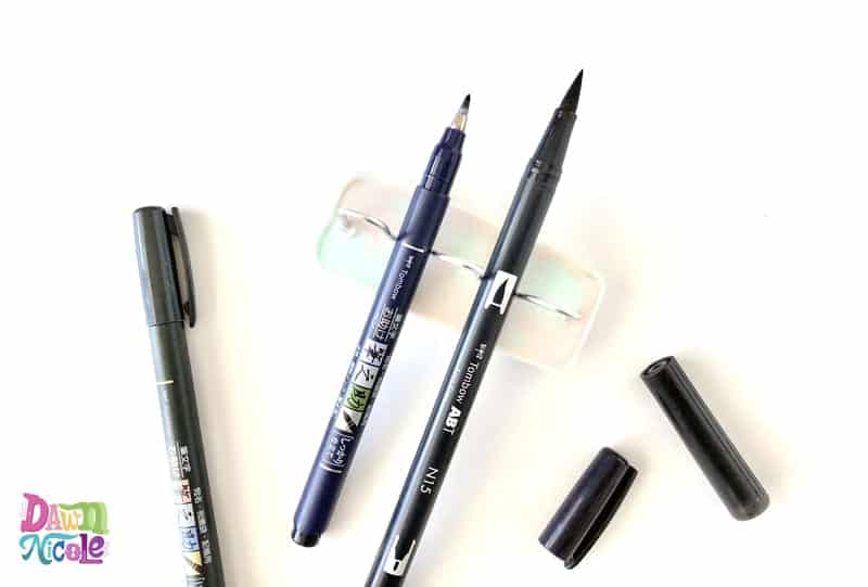 A comparison of my favorite brush calligraphy pens