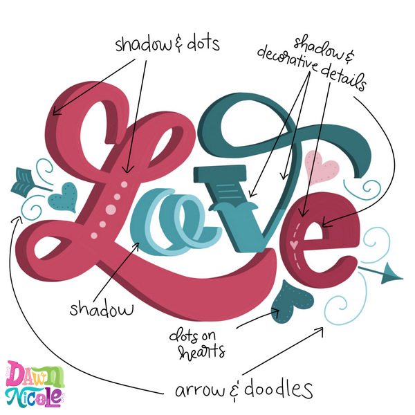 The Basics of Creating Mixed Lettering Styles. How to mix and match different lettering styles to create a balanced yet fun piece with a ton of character!