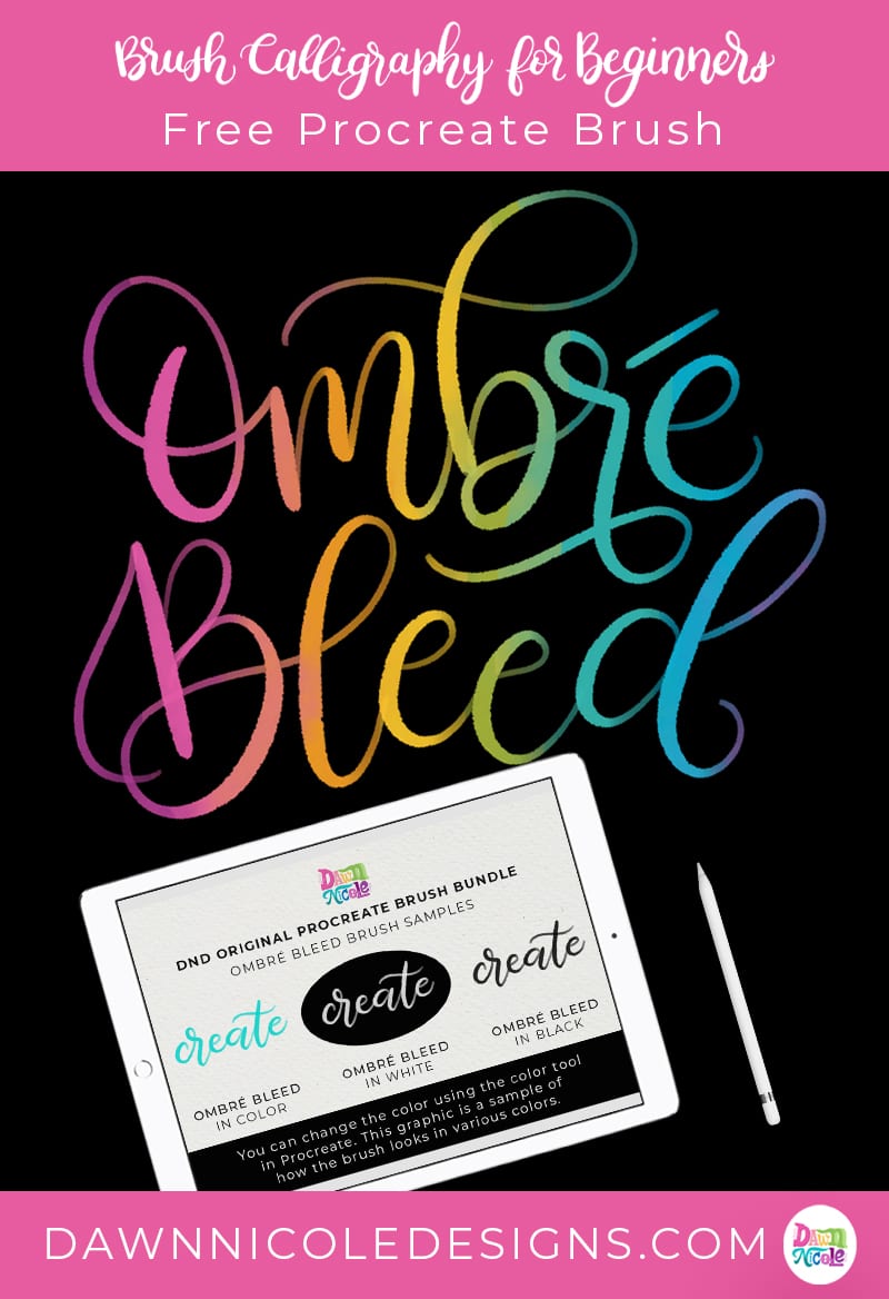 Ombré Bleed Free Procreate Brush. Download a sample brush from my DND Procreate Brush Bundle. Plus, a free high-res watercolor paper background!