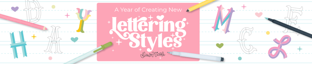 12 Playful Hand-Lettering Styles. Learn and create twelve fabulous hand-lettering styles throughout the year!