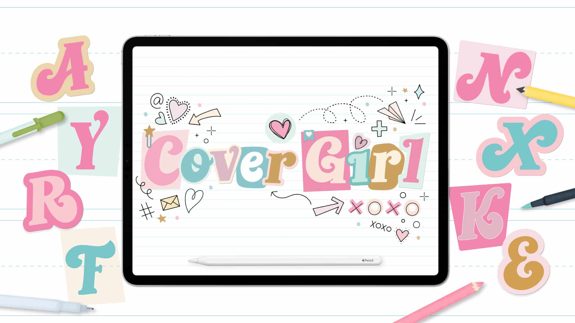 Cover Girl Procreate Color Palette. Download this free Procreate color palette and use it to inspire your next project!