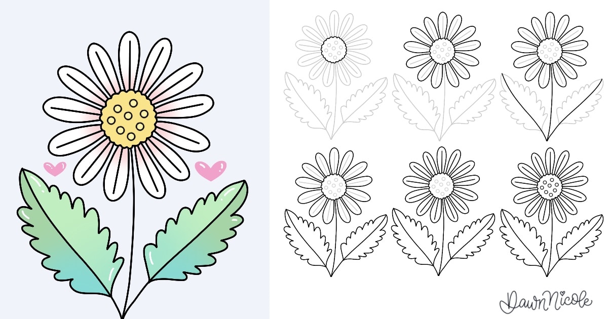 10 Folksy Flowers to Draw. Learn how to draw ten delightful flower styles, with easy step-by-step instructions!
