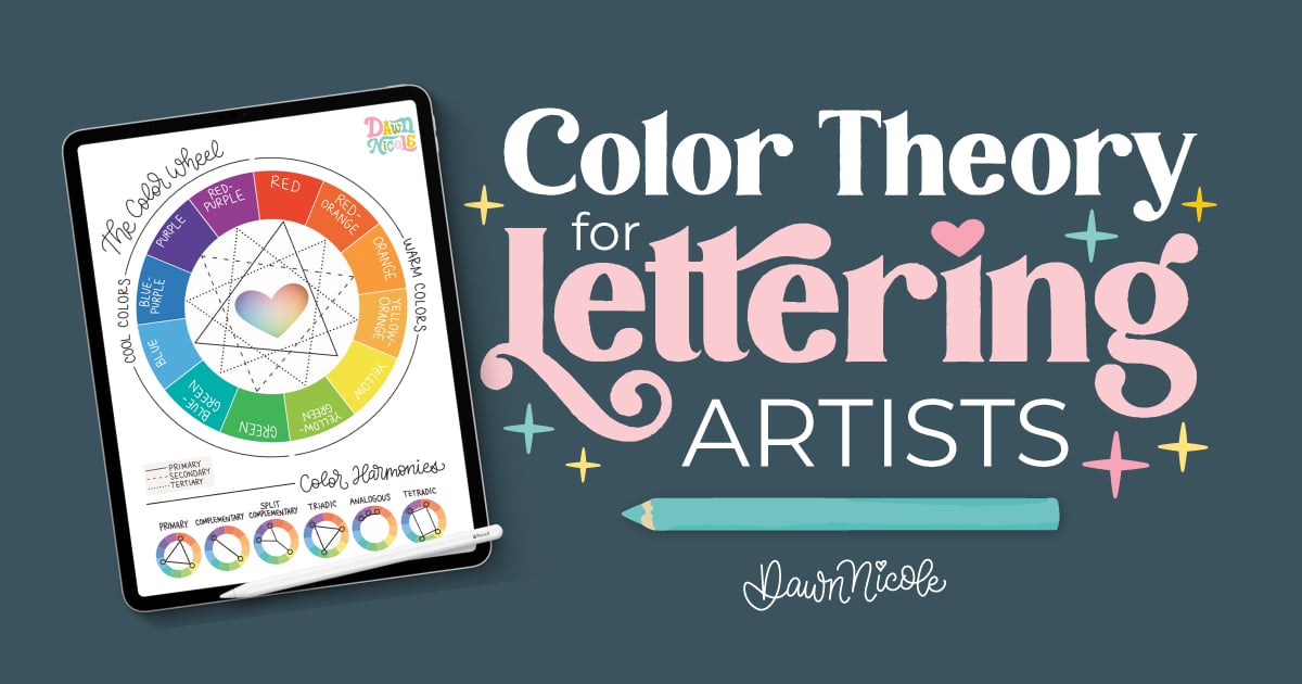 Color Theory for Lettering Artists. Learn the essentials of color theory so you can confidently create eye-catching, harmonious designs that evoke all the feels.