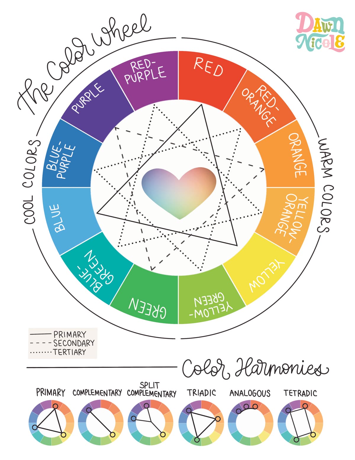 Color Theory for Lettering Artists. Learn the essentials of color theory so you can confidently create eye-catching, harmonious designs that evoke all the feels.