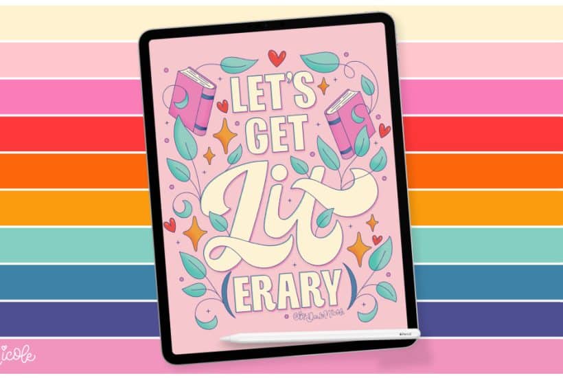 Whimsically Retro Procreate Color Palette. Add a pop of vintage charm to your digital art with my Whimsically Retro Procreate Color Palette!