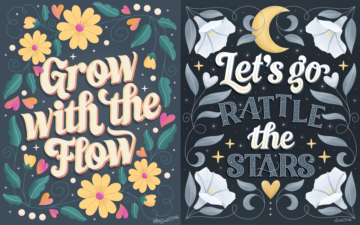 The Art of Flourishing & Embellishments. Easy Tips for Creating Eye-Catching Lettering & Art by adding Playful Flourishing and Embellishments.