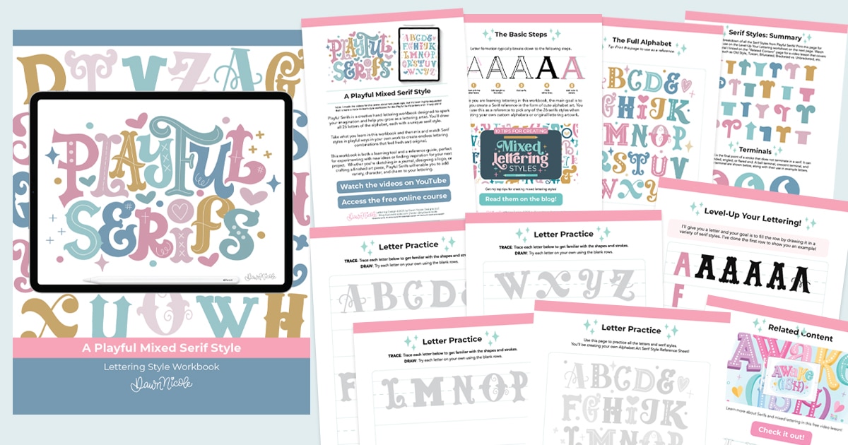 Playful Serifs Workbook