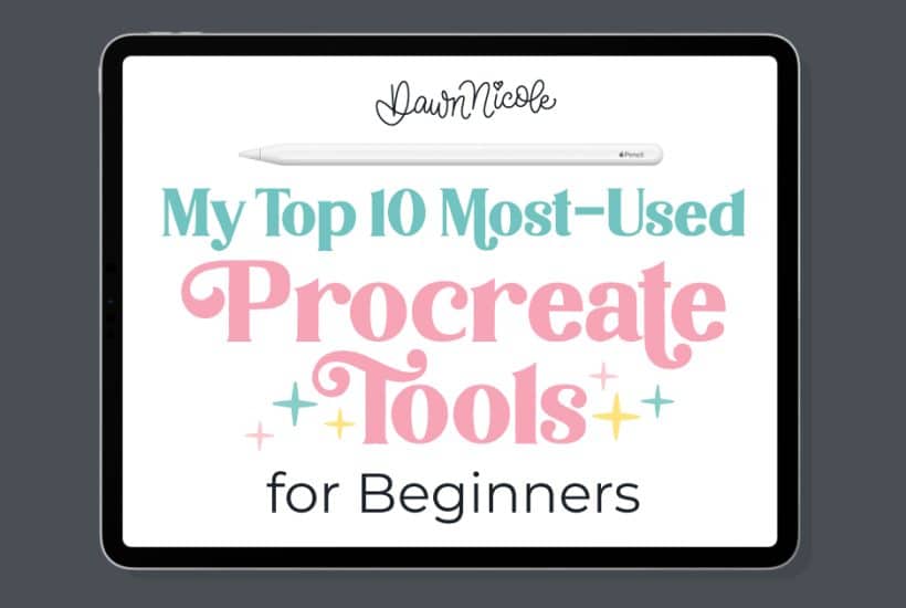 My Top 10 Most-Used Procreate Tools for Beginners. These are the Procreate tools I reach for in almost every project, ideal for new users who want to work faster and smarter.
