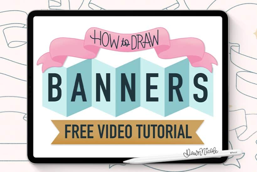How to Draw Banners. Drawing banners made easy! Learn the basics, six popular styles, and follow along with a video tutorial.
