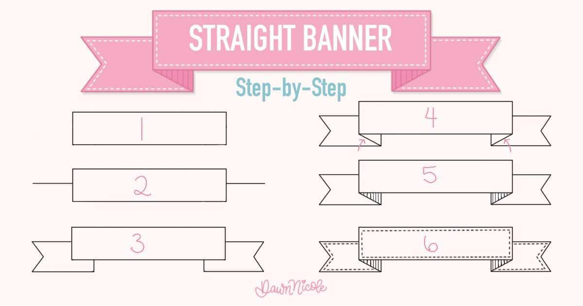 How to Draw Banners. Drawing banners made easy! Learn the basics, six popular styles, and follow along with a video tutorial.