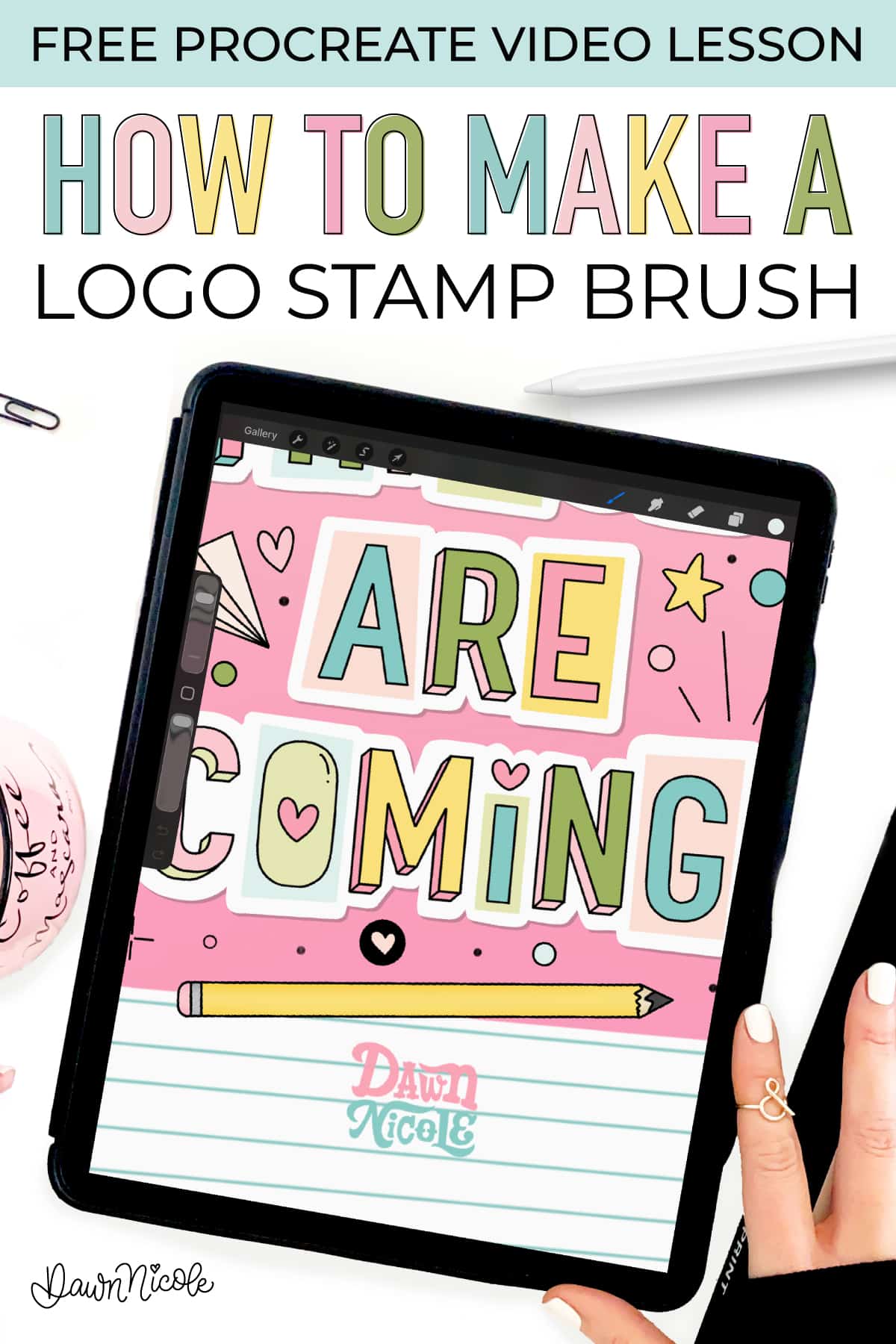 How to Make a Logo Stamp Brush in Procreate. Create your own logo stamp brush in Procreate with this easy, step-by-step guide. A simple way to add branding to your digital artwork.