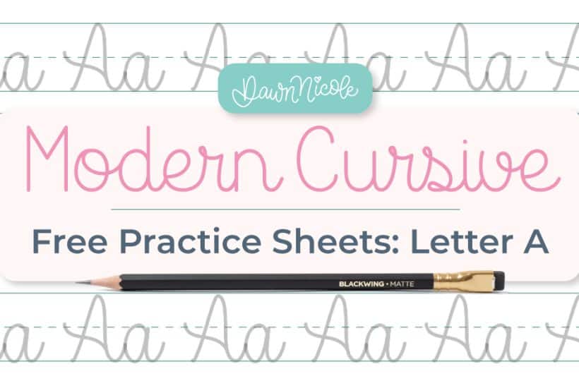 Cursive A: Free Practice Sheets. Download free printable cursive trace-to-learn worksheets with practice lines to improve your cursive handwriting and letter formation.