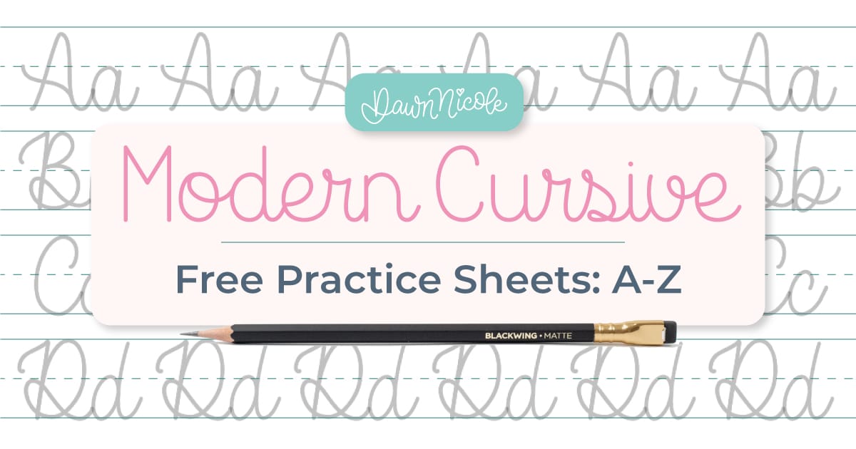 Free Cursive Alphabet Practice Sheet A–Z for Printable Practice. Practice the cursive alphabet with free printable A–Z worksheets. Perfect for beginners, lettering artists, and handwriting practice.