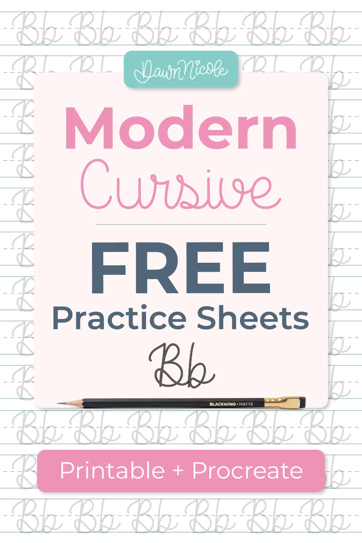 Cursive B. Free Practice Sheets. Download free printable cursive trace-to-learn worksheets with practice lines to improve your cursive handwriting and letter formation.