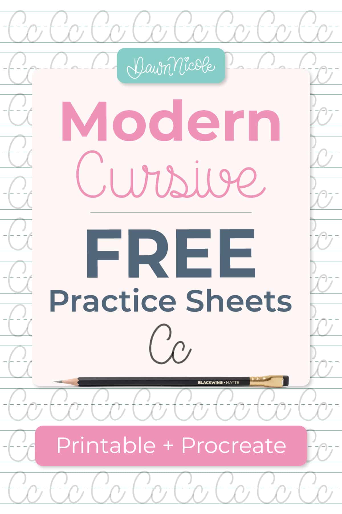 Cursive C: Free Practice Sheets. Download free printable cursive trace-to-learn worksheets with practice lines to improve your cursive handwriting and letter formation.