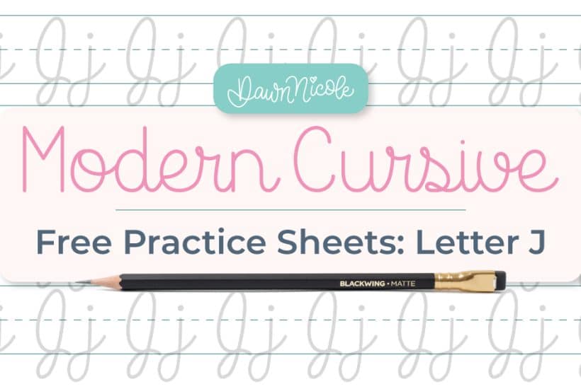 Cursive J: Free Practice Sheets. Download free printable cursive trace-to-learn worksheets with practice lines to improve your cursive handwriting and letter formation.