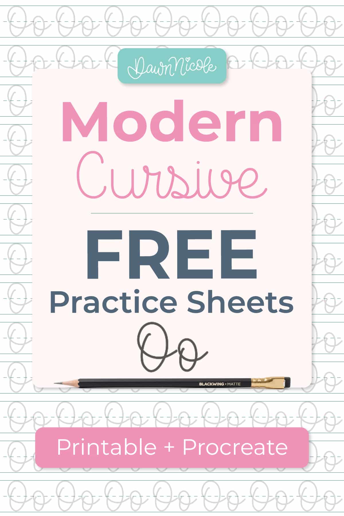 Cursive O: Free Practice Sheets. Download free printable cursive trace-to-learn worksheets with practice lines to improve your cursive handwriting and letter formation.