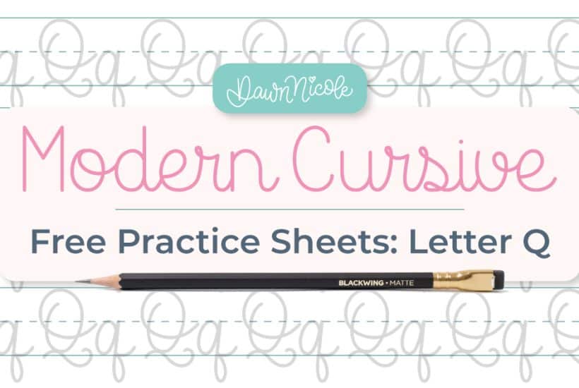 Cursive Q: Free Practice Sheets. Download free printable cursive trace-to-learn worksheets with practice lines to improve your cursive handwriting and letter formation.