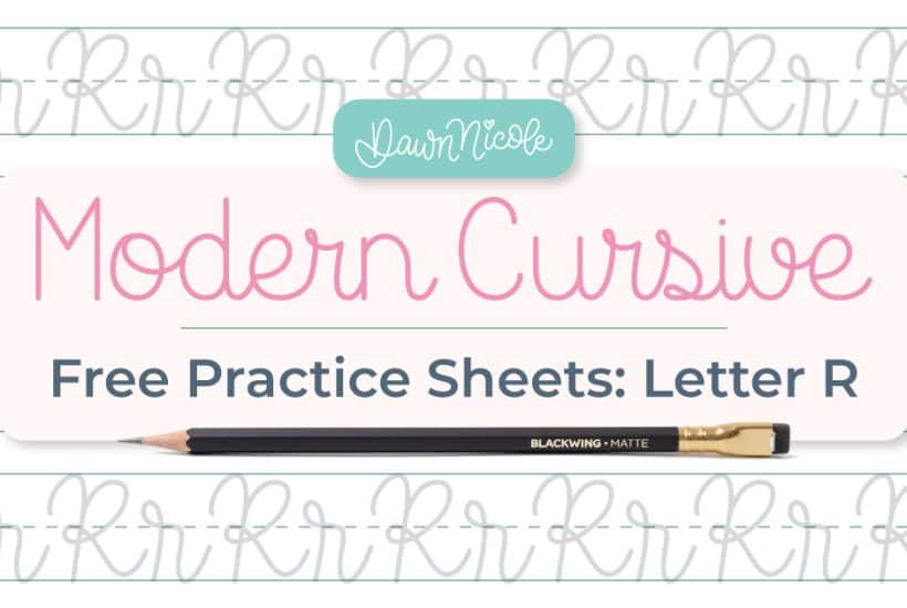 Cursive R: Free Practice Sheets. Download free printable cursive trace-to-learn worksheets with practice lines to improve your cursive handwriting and letter formation.