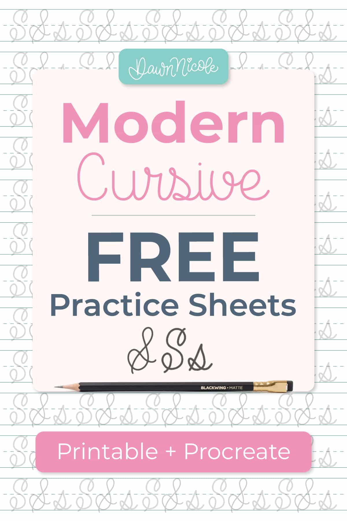 Cursive S: Free Practice Sheets. Download free printable cursive trace-to-learn worksheets with practice lines to improve your cursive handwriting and letter formation.