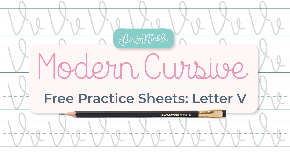 Cursive V: Free Practice Sheets. Download free printable cursive trace-to-learn worksheets with practice lines to improve your cursive handwriting and letter formation.