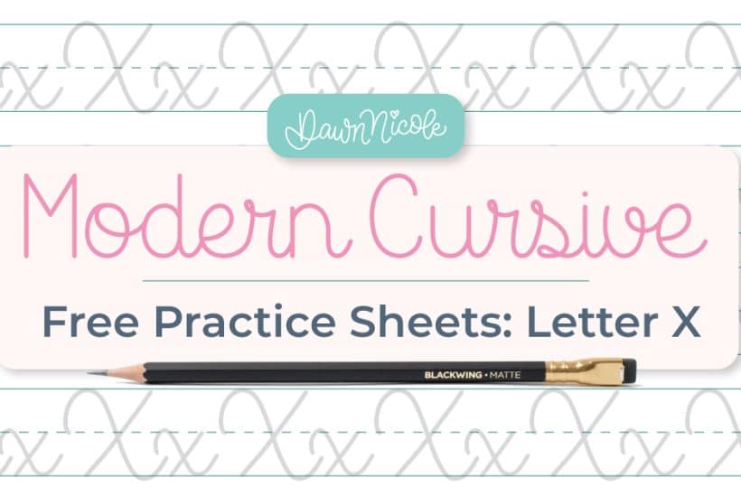 Cursive X: Free Practice Sheets. Download free printable cursive trace-to-learn worksheets with practice lines to improve your cursive handwriting and letter formation.
