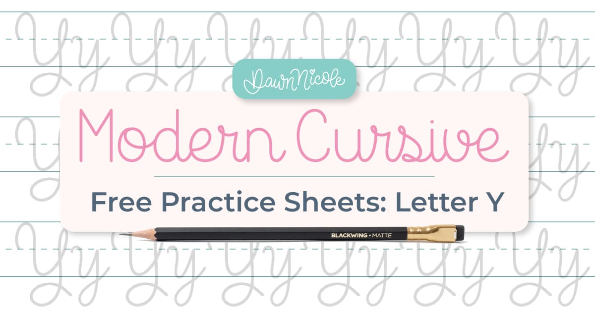 Cursive Y: Free Practice Sheets. Download free printable cursive trace-to-learn worksheets with practice lines to improve your cursive handwriting and letter formation.