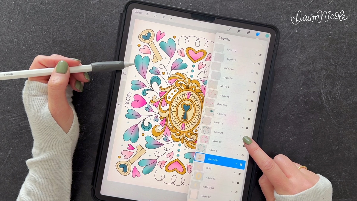 How to Use Digital Coloring Pages in Procreate. New to coloring in Procreate? This video tutorial shows several easy ways to color digital coloring pages with pro tips and tricks.