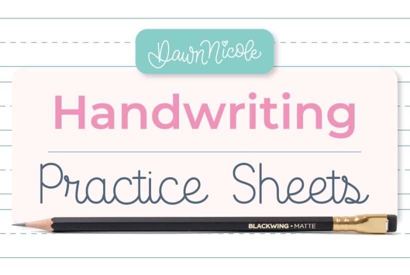 Playful Handwriting Practice Pages. Playful handwriting practice pages to print or use digitally: fun worksheets, tips, and drills plus links to free pages and a workbook.