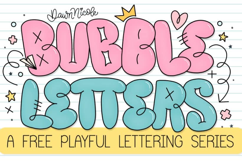 How to Draw Bubble Letters (A-Z Tutorials + Free Printables). Learn how to draw bubble letters A–Z with easy step-by-step tutorials. Plus, grab a free printable worksheet for each bubble letter!