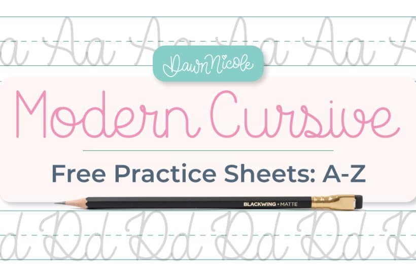Free Cursive Alphabet Practice Sheet A–Z for Printable Practice. Practice the cursive alphabet with free printable A–Z worksheets. Perfect for beginners, lettering artists, and handwriting practice.
