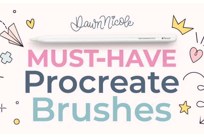 Must Have Procreate Brushes: Lettering, Calligraphy & Illustration. Find your new favorite Procreate brushes for lettering, calligraphy, and illustration on the iPad, all in one playful roundup.