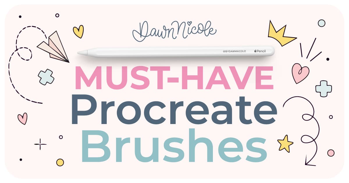 Must Have Procreate Brushes: Lettering, Calligraphy & Illustration. Find your new favorite Procreate brushes for lettering, calligraphy, and illustration on the iPad, all in one playful roundup.