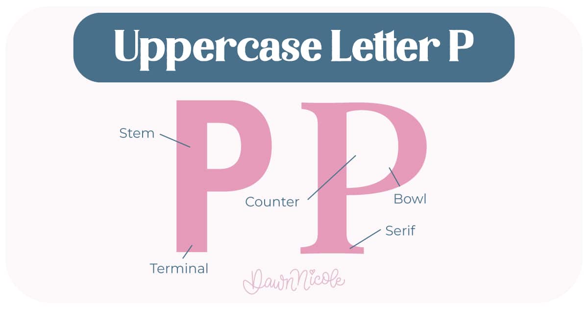 %%page%% Learn the anatomy of the letter P, including uppercase and lowercase structures, key parts, and tips to improve your lettering!