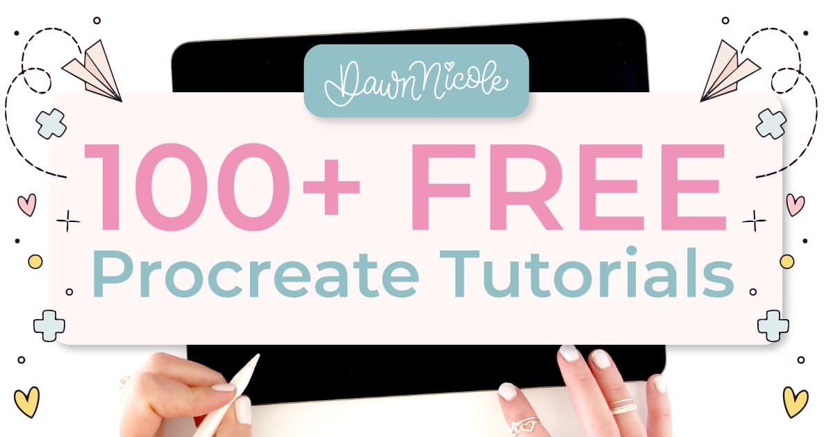 Looking for Procreate tutorials? This collection includes 100+ free step-by-step Procreate tutorials for beginners, covering lettering, drawing, and creative projects you can try today.