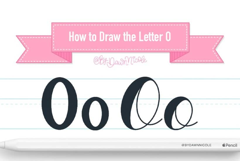 How to Draw the Letter O in 3 Lettering Styles (Free Practice Sheet!). Learn how to draw the letter O in sans serif, serif, and script styles in Procreate — includes a free practice worksheet.