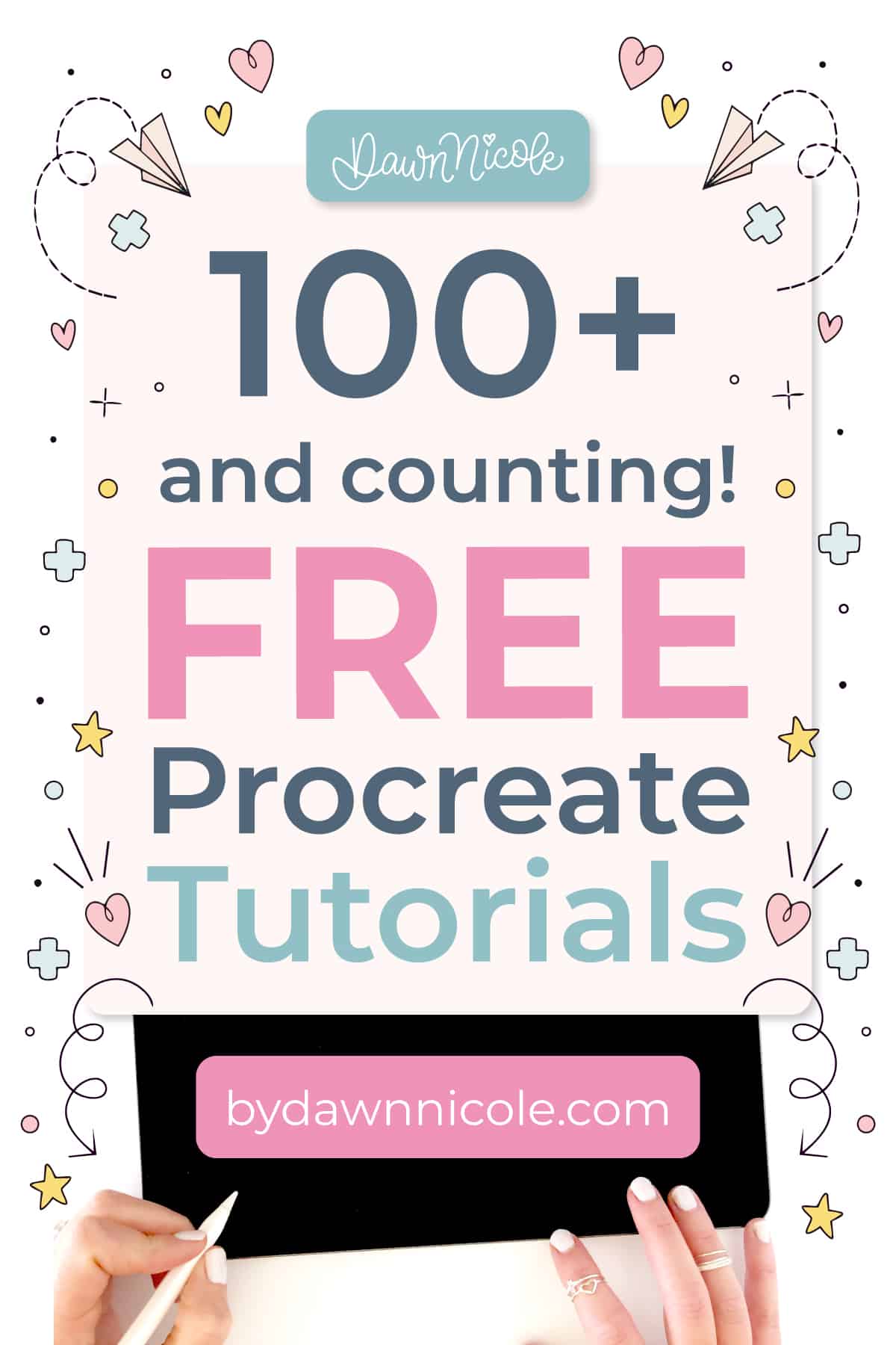 Looking for Procreate tutorials? This collection includes 100+ free step-by-step Procreate tutorials for beginners, covering lettering, drawing, and creative projects you can try today.