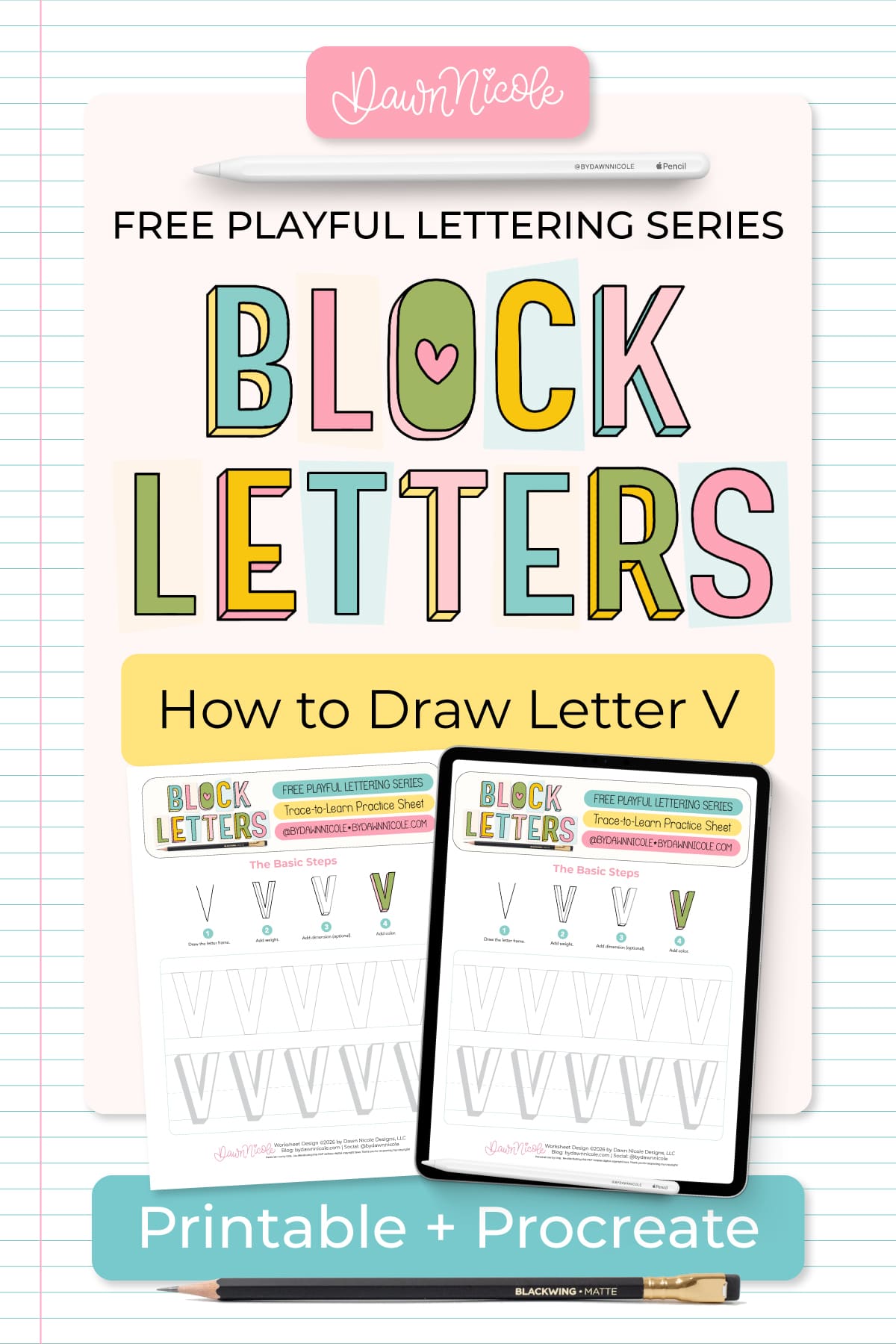 Block Letter V: How to Draw It (+ Free Worksheet). Learn how to draw the block letter V with a step-by-step tutorial. Plus, grab a free practice worksheet!
