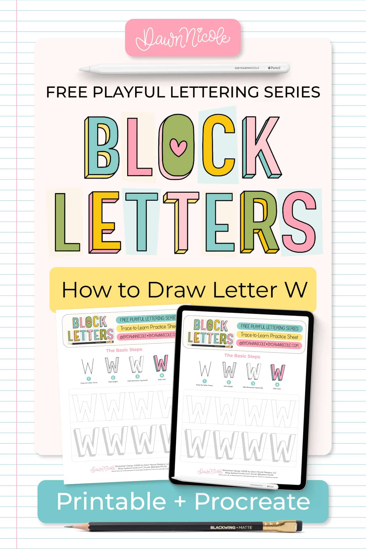 Block Letter W: How to Draw It (+ Free Worksheet). Learn how to draw the block letter W with a step-by-step tutorial. Plus, grab a free practice worksheet!