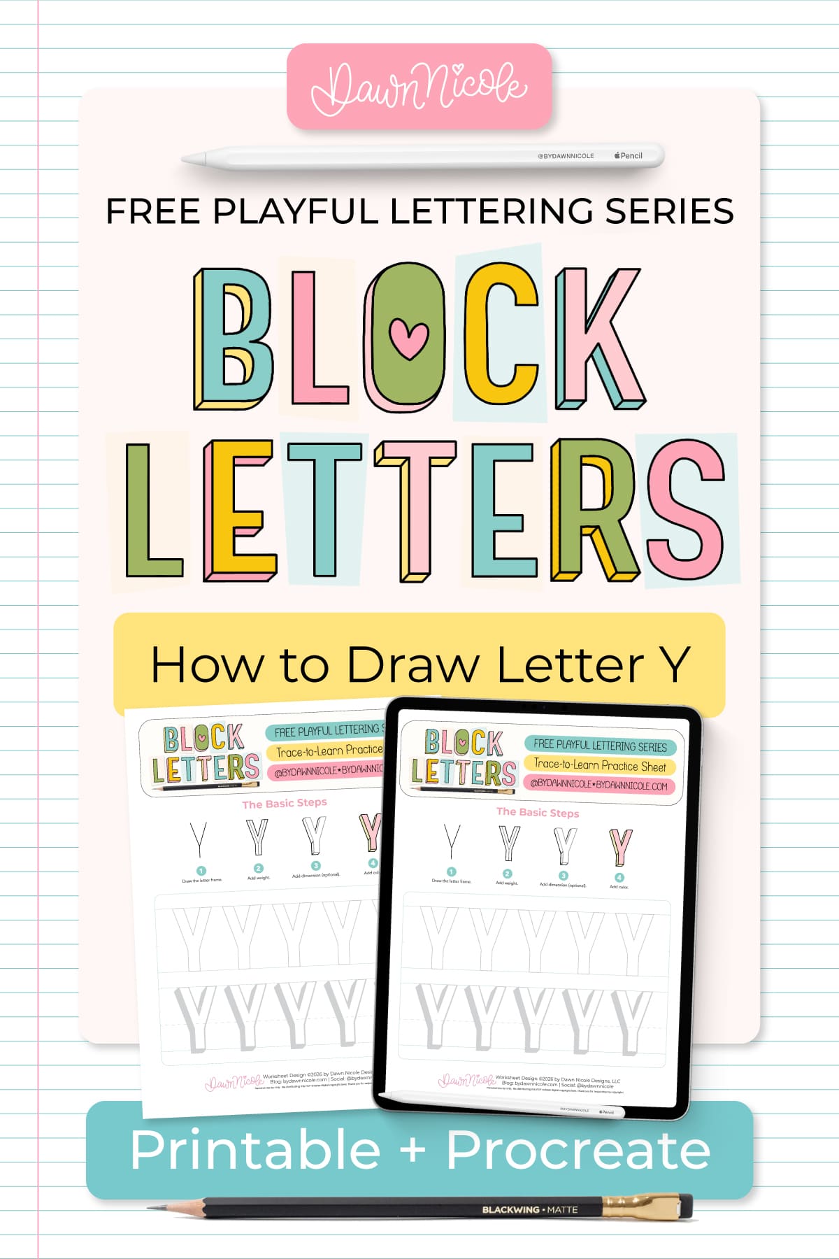 Block Letter Y How to Draw It (+ Free Worksheet). Learn how to draw the block letter Y with a step-by-step tutorial. Plus, grab a free practice worksheet!