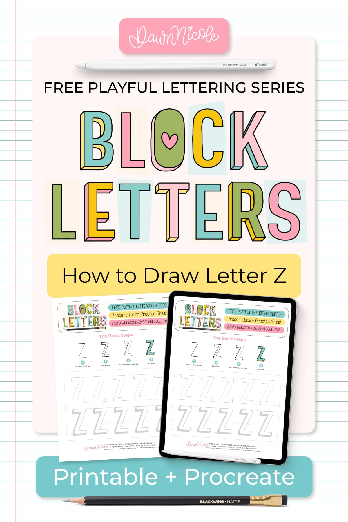 Block Letter Z: How to Draw It (+ Free Worksheet). Learn how to draw the block letter Z with a step-by-step tutorial. Plus, grab a free practice worksheet!
