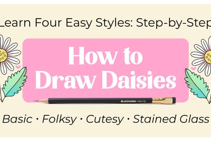 Easy Daisy Drawing