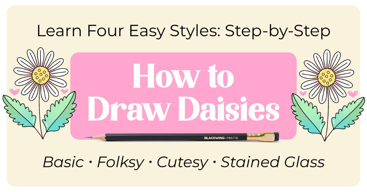 Easy Daisy Drawing