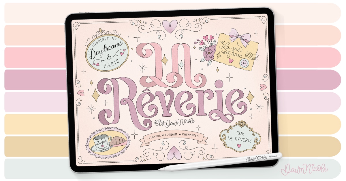 La Rêverie Procreate Color Palette