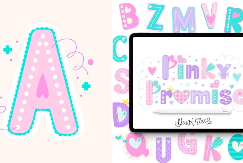 Playful Sans Serif: Letter A