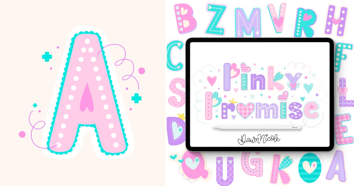 Playful Sans Serif: Letter A