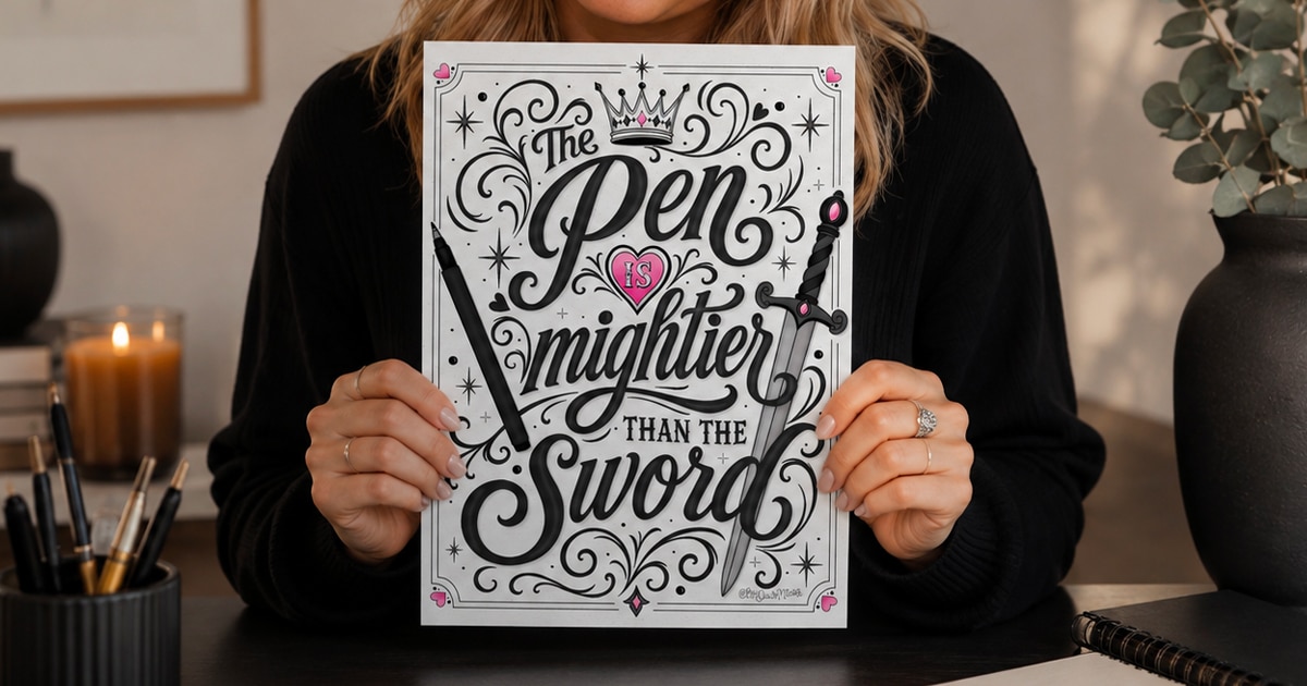 The Pen Is Mightier Than the Sword Printable